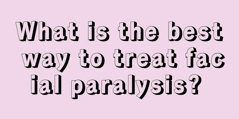 What is the best way to treat facial paralysis? 