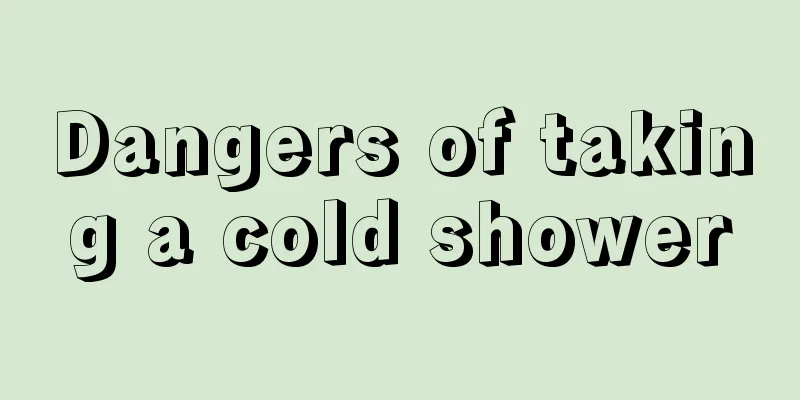 Dangers of taking a cold shower