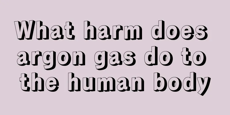 What harm does argon gas do to the human body