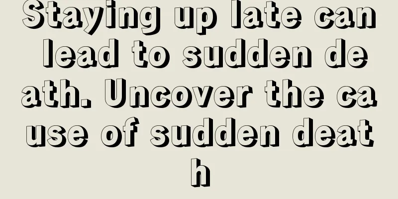 Staying up late can lead to sudden death. Uncover the cause of sudden death