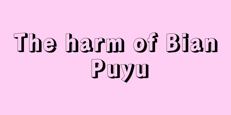 The harm of Bian Puyu