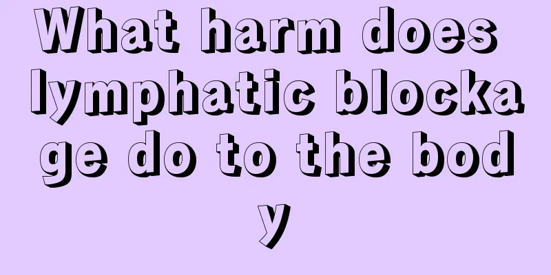 What harm does lymphatic blockage do to the body