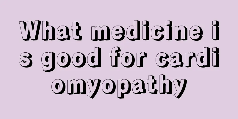 What medicine is good for cardiomyopathy