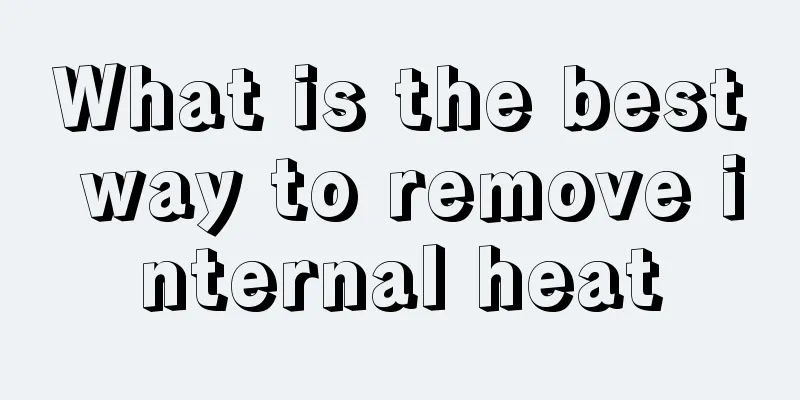What is the best way to remove internal heat