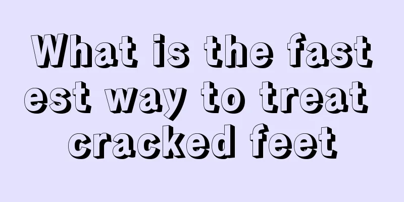 What is the fastest way to treat cracked feet