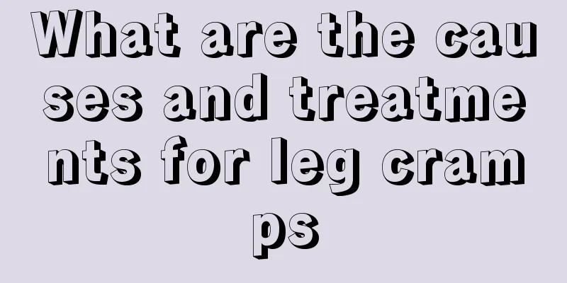 What are the causes and treatments for leg cramps