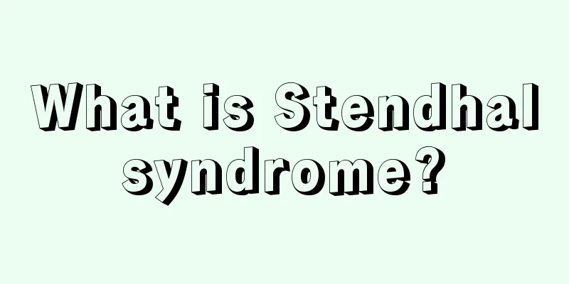 What is Stendhal syndrome? 