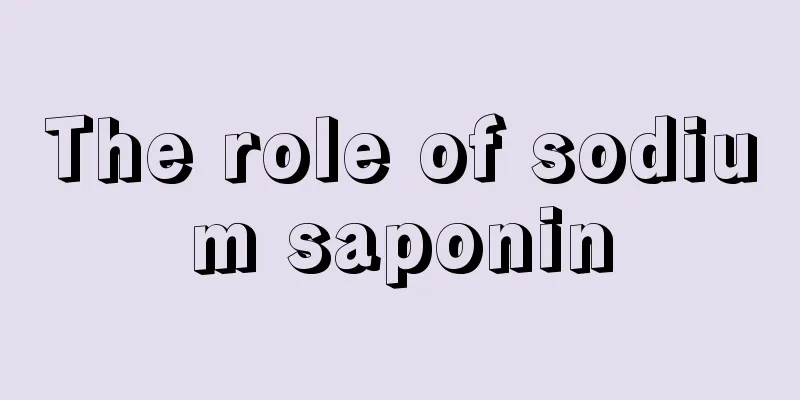 The role of sodium saponin