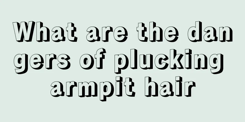 What are the dangers of plucking armpit hair