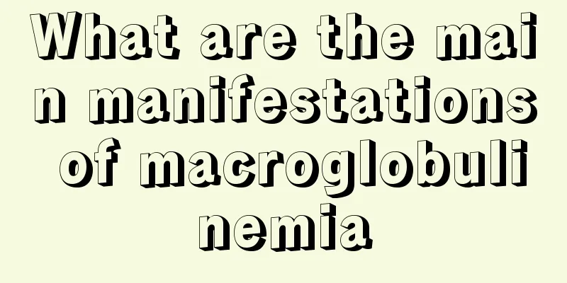 What are the main manifestations of macroglobulinemia