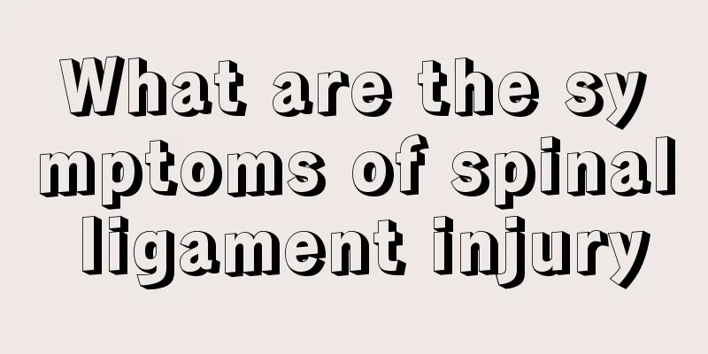 What are the symptoms of spinal ligament injury