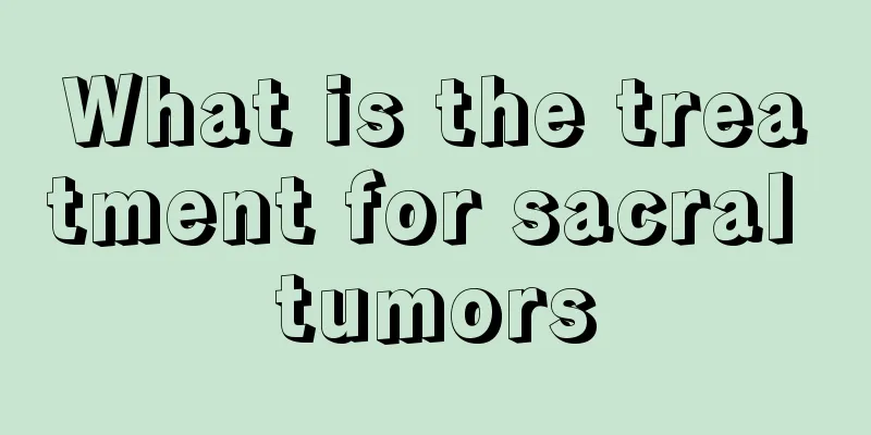 What is the treatment for sacral tumors