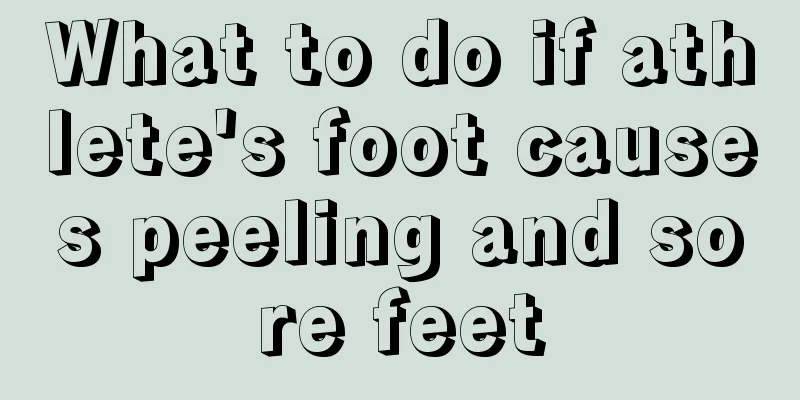 What to do if athlete's foot causes peeling and sore feet