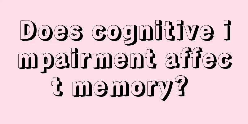 Does cognitive impairment affect memory? 