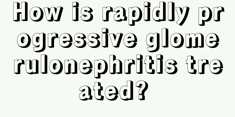 How is rapidly progressive glomerulonephritis treated? 