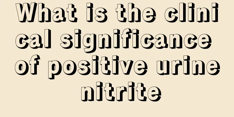 What is the clinical significance of positive urine nitrite