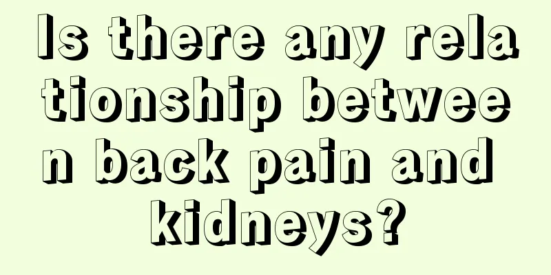 Is there any relationship between back pain and kidneys?