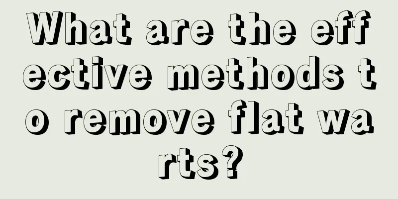 What are the effective methods to remove flat warts?