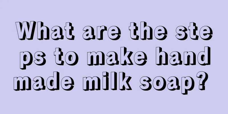 What are the steps to make handmade milk soap? 