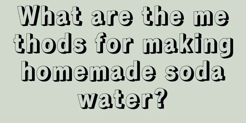 What are the methods for making homemade soda water?