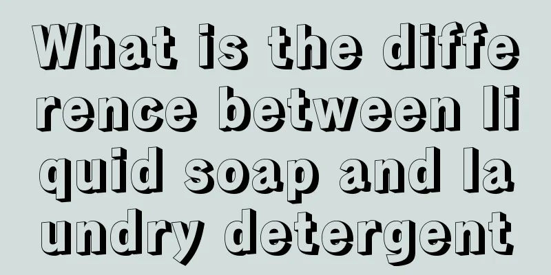 What is the difference between liquid soap and laundry detergent