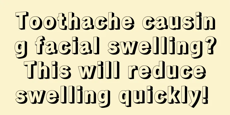 Toothache causing facial swelling? This will reduce swelling quickly! 