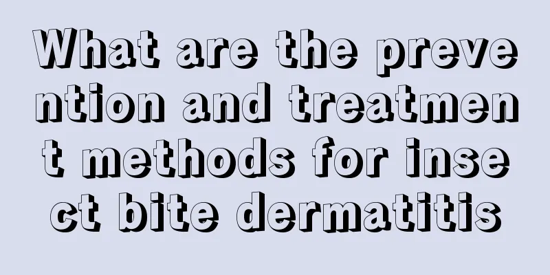 What are the prevention and treatment methods for insect bite dermatitis