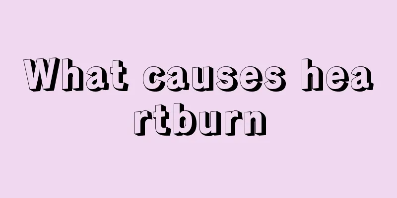 What causes heartburn