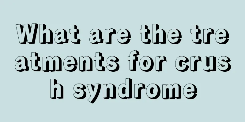 What are the treatments for crush syndrome