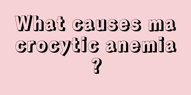 What causes macrocytic anemia?