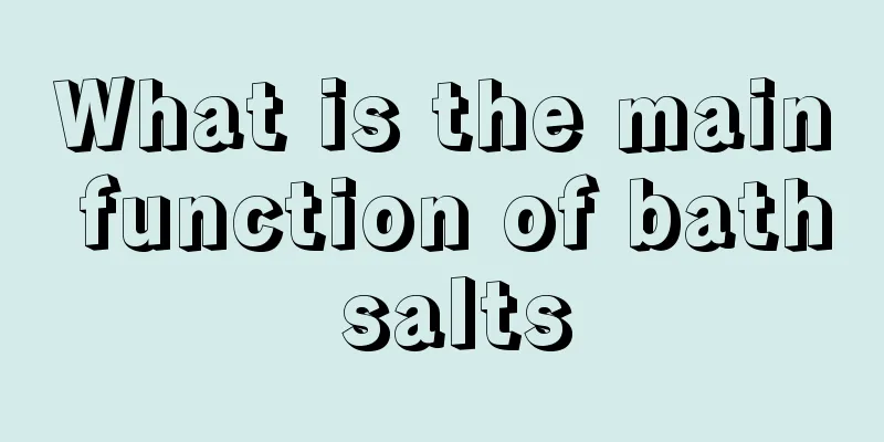 What is the main function of bath salts