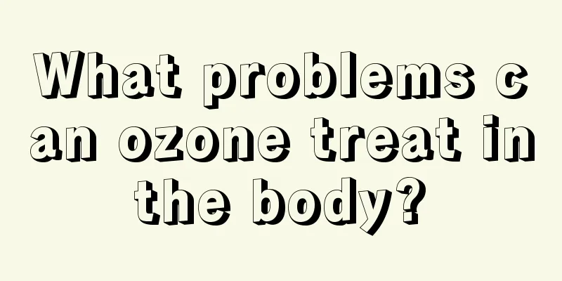 What problems can ozone treat in the body? 