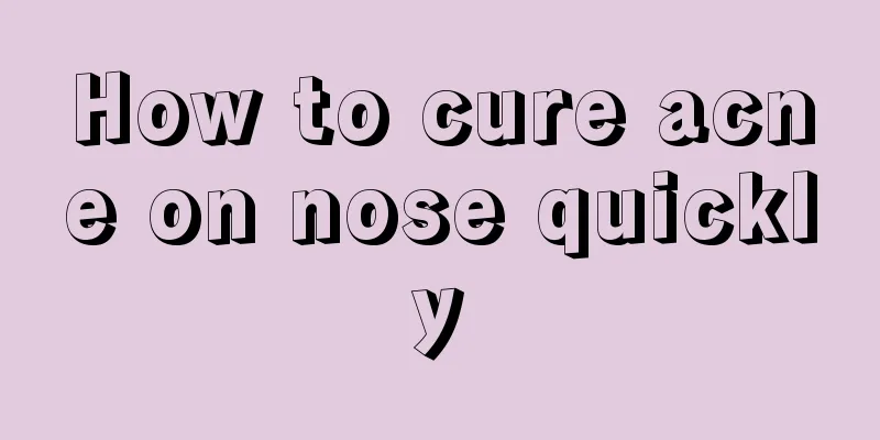 How to cure acne on nose quickly