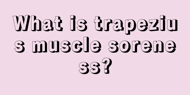 What is trapezius muscle soreness?