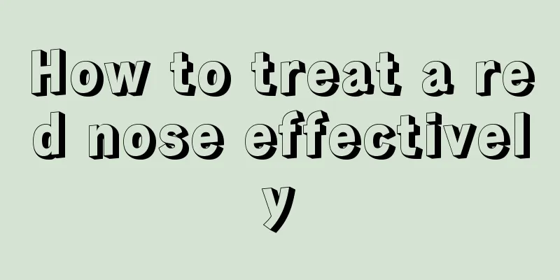 How to treat a red nose effectively