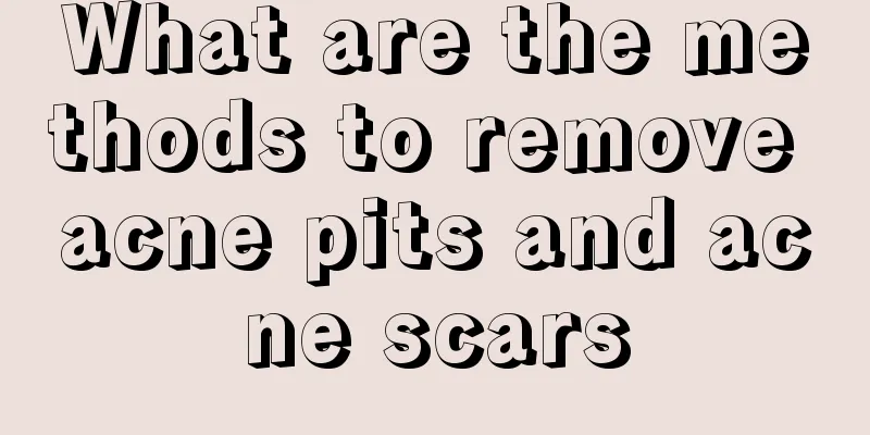 What are the methods to remove acne pits and acne scars