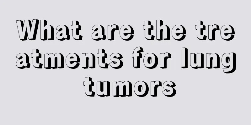 What are the treatments for lung tumors