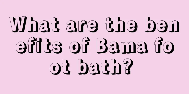 What are the benefits of Bama foot bath? 