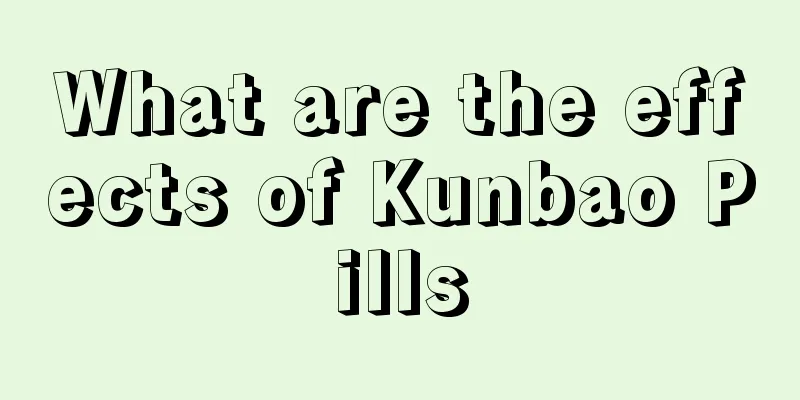 What are the effects of Kunbao Pills