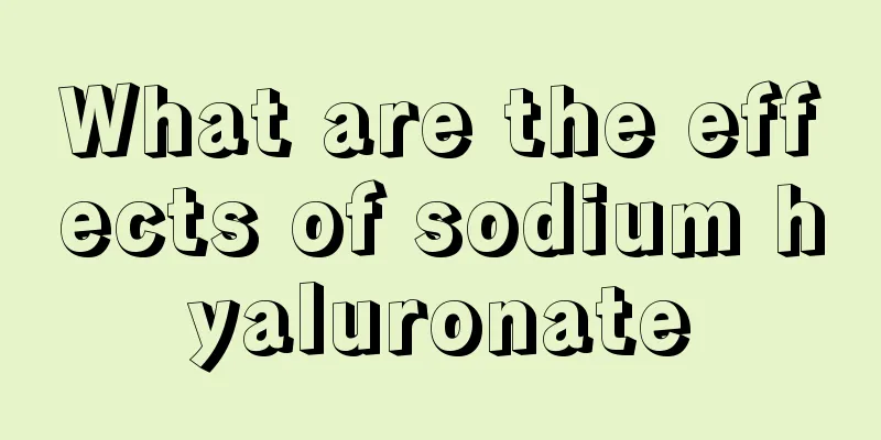 What are the effects of sodium hyaluronate