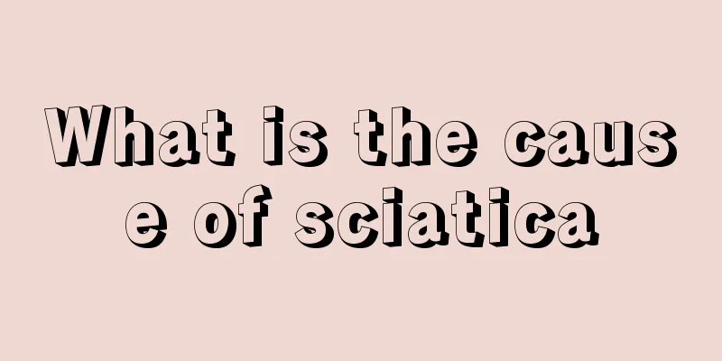What is the cause of sciatica