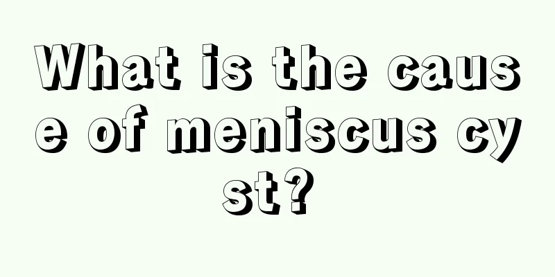What is the cause of meniscus cyst? 