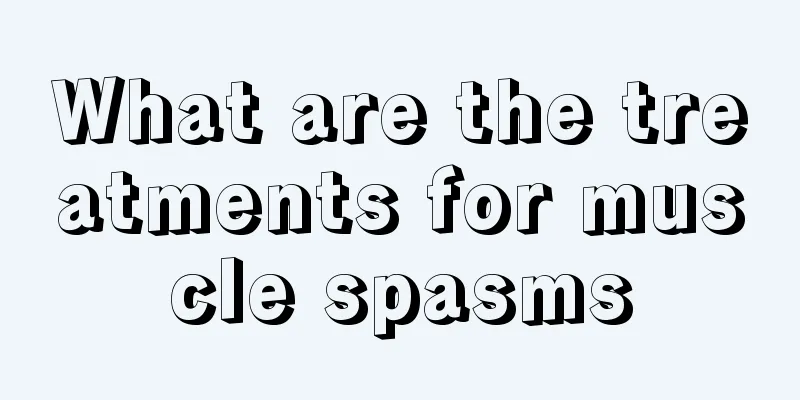What are the treatments for muscle spasms