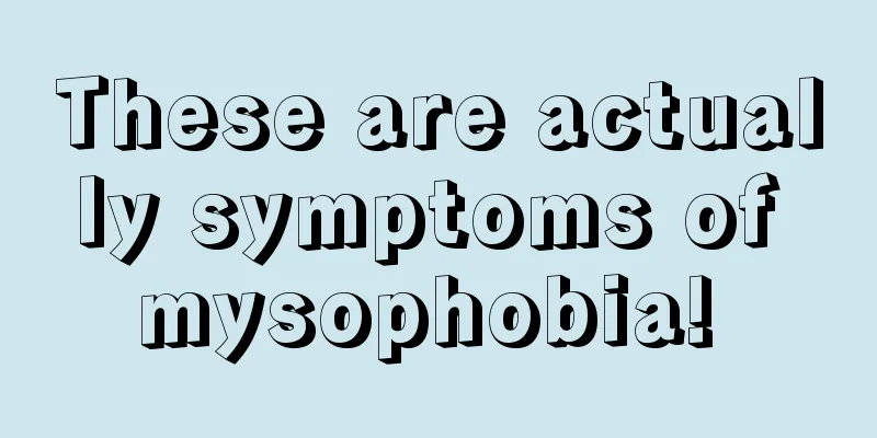 These are actually symptoms of mysophobia! 