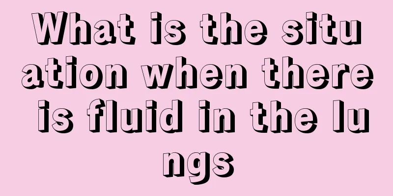 What is the situation when there is fluid in the lungs