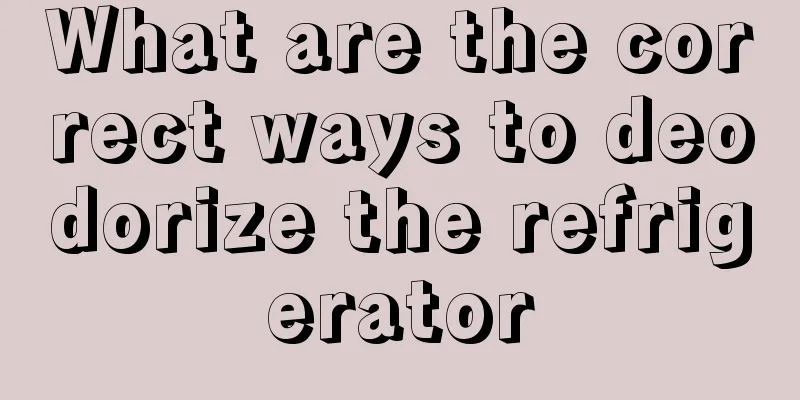What are the correct ways to deodorize the refrigerator