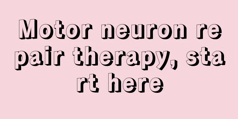 Motor neuron repair therapy, start here