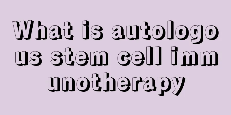 What is autologous stem cell immunotherapy