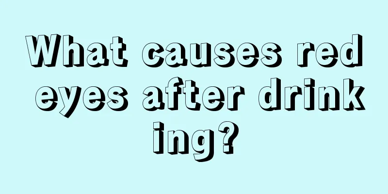 What causes red eyes after drinking?