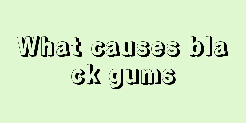 What causes black gums
